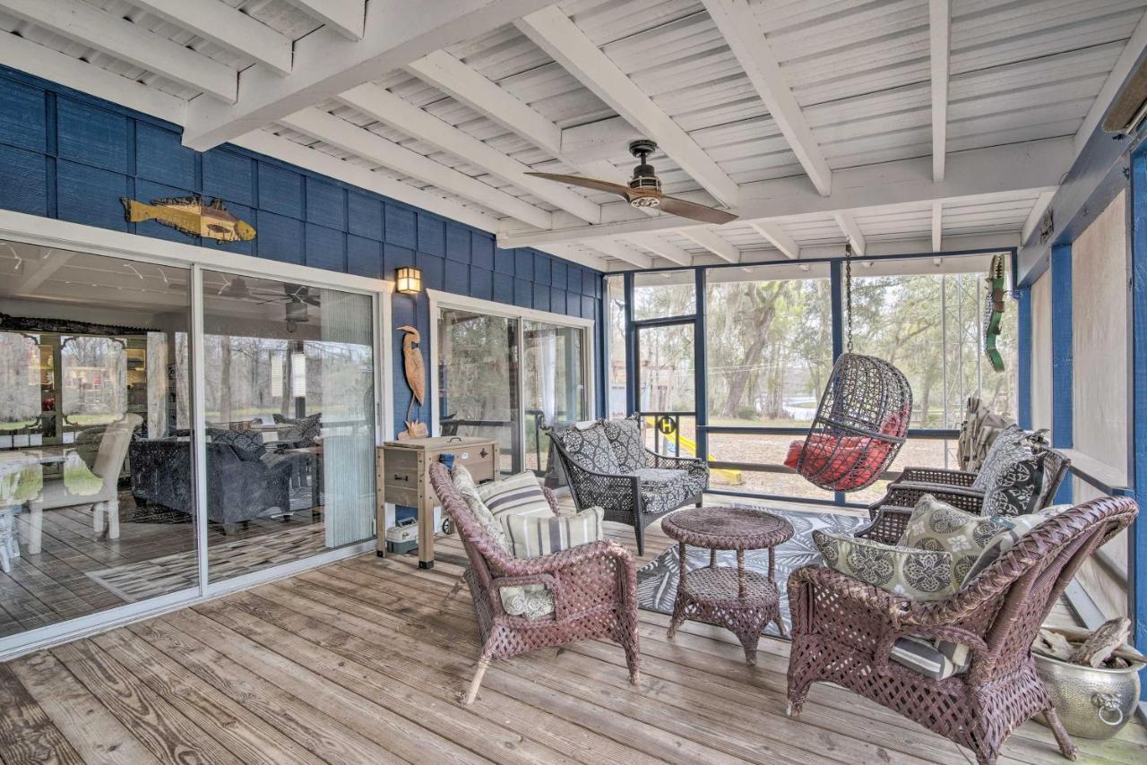 Unplugged Withlacoochee Riverfront Retreat! Bushnell Exterior photo