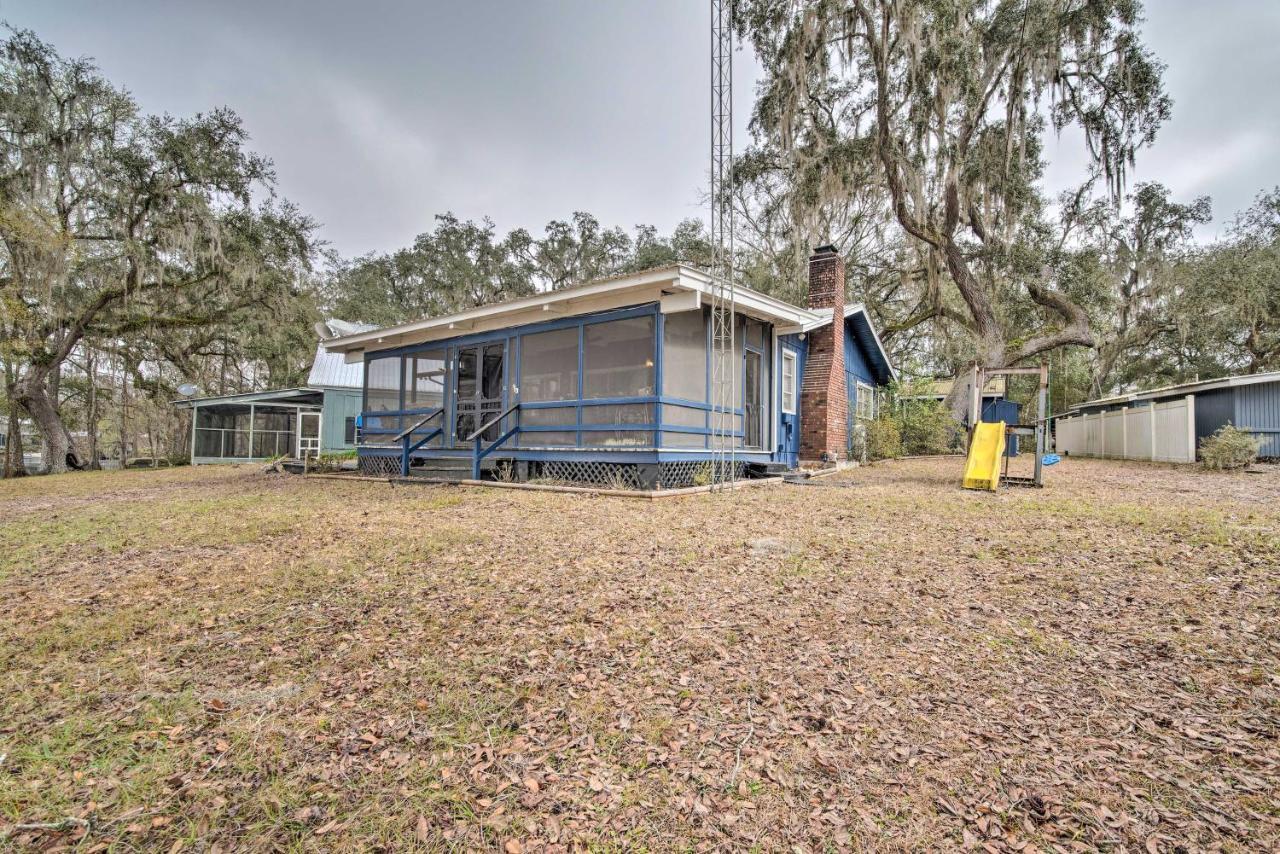 Unplugged Withlacoochee Riverfront Retreat! Bushnell Exterior photo