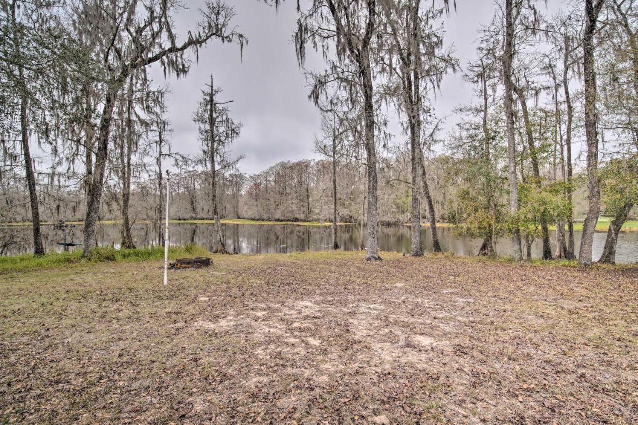 Unplugged Withlacoochee Riverfront Retreat! Bushnell Exterior photo