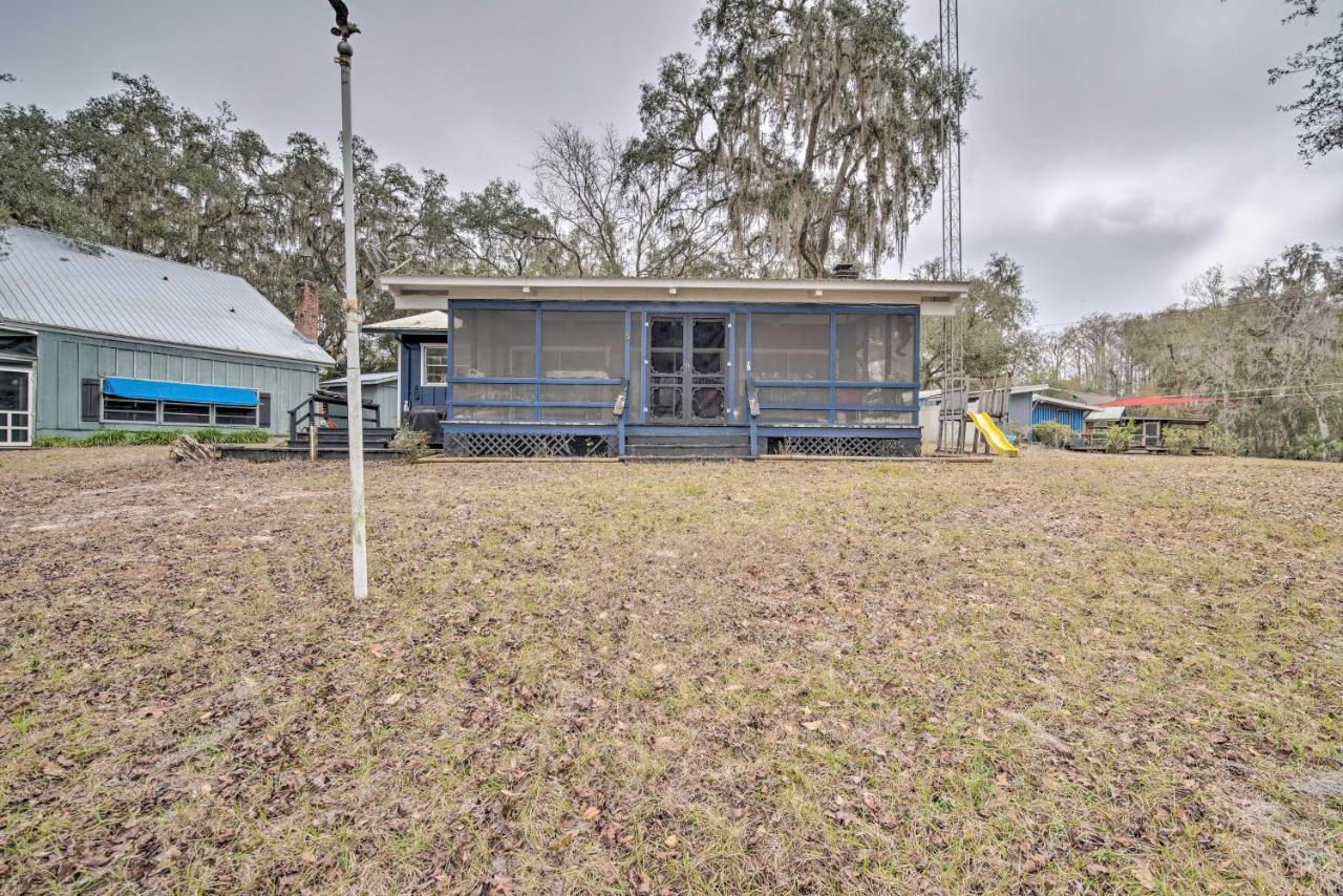 Unplugged Withlacoochee Riverfront Retreat! Bushnell Exterior photo